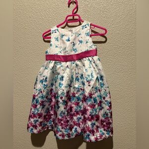 NWOT Gymboree Multi Color Floral Girl Dress Size 2T